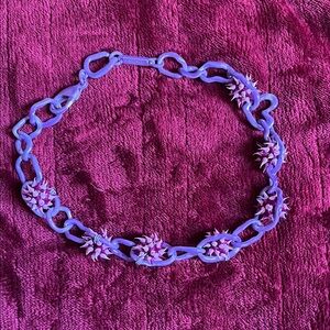 Collina Strada purple spikeez necklace